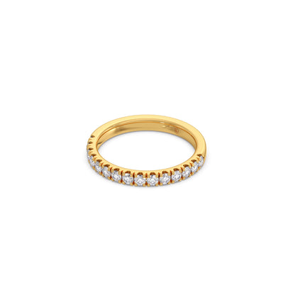 0.52ct Half Eternity Prong Diamond Band