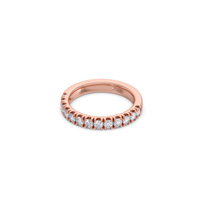 0.75ct Half Eternity Prong Diamond Band