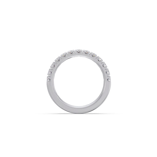 0.75ct Half Eternity Prong Diamond Band