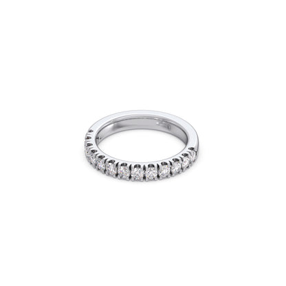 0.75ct Half Eternity Prong Diamond Band