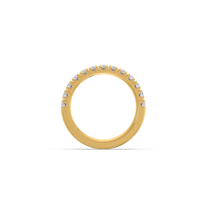0.75ct Half Eternity Prong Diamond Band