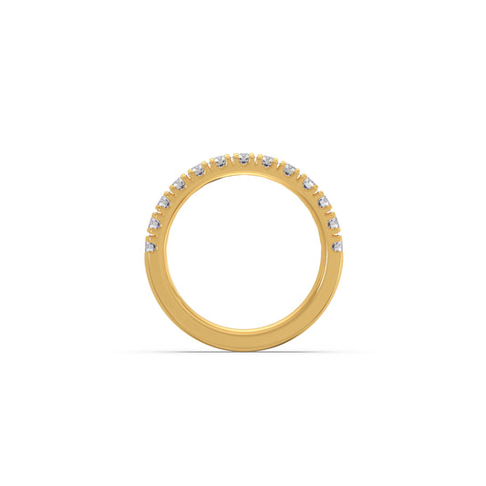 0.75ct Half Eternity Prong Diamond Band