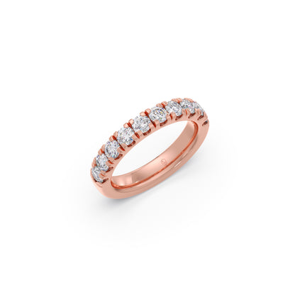 1.00ct Half Eternity Prong Diamond Band