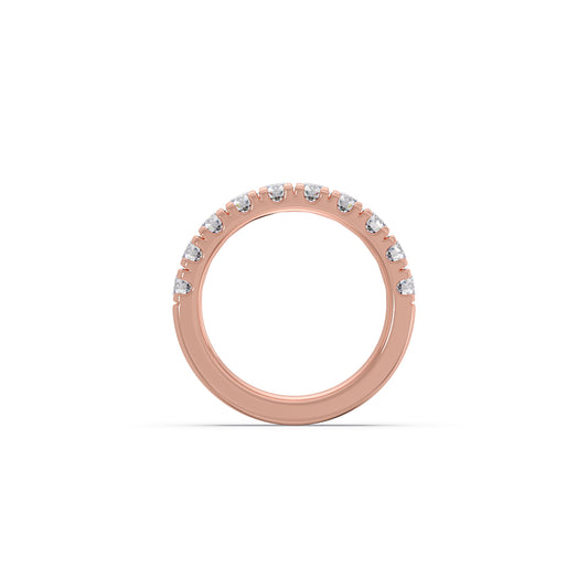 1.00ct Half Eternity Prong Diamond Band