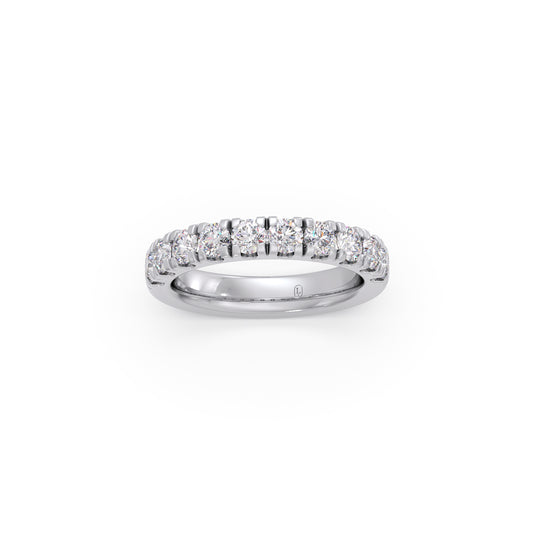 1.00ct Half Eternity Prong Diamond Band
