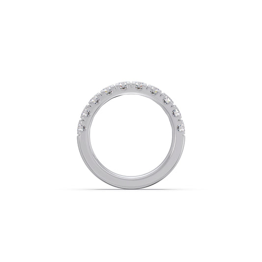 1.00ct Half Eternity Prong Diamond Band