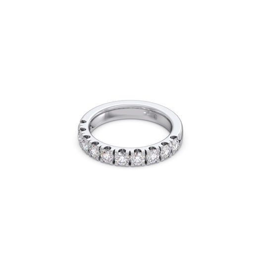 1.00ct Half Eternity Prong Diamond Band
