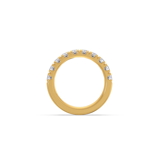 1.00ct Half Eternity Prong Diamond Band
