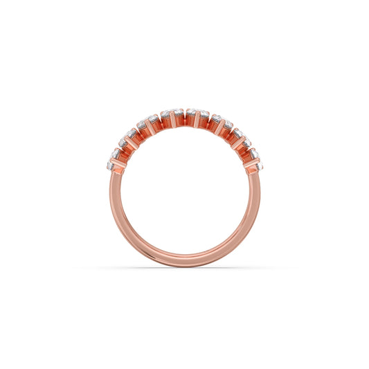 1.16ct Half Eternity Pear Diamond Band