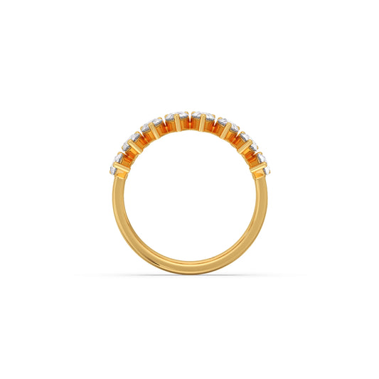 1.16ct Half Eternity Pear Diamond Band