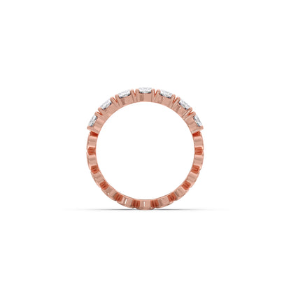 Half Eternity Oval Diamond Band 1.43Ct