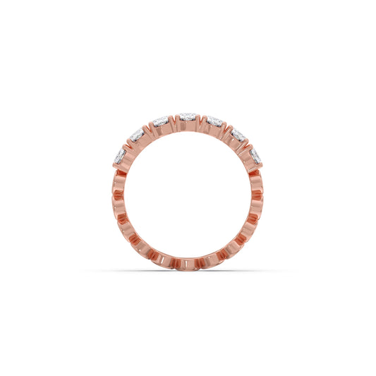 Half Eternity Oval Diamond Band 1.43Ct