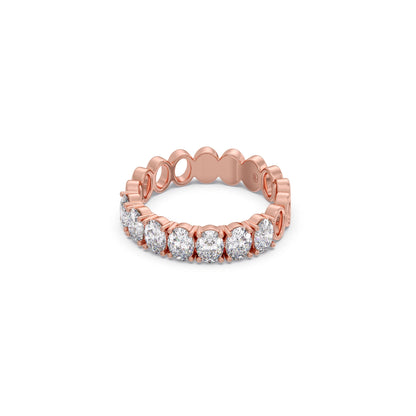 Half Eternity Oval Diamond Band 1.43Ct