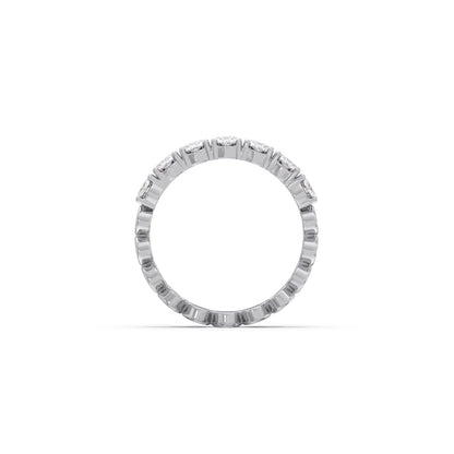 Half Eternity Oval Diamond Band 1.43Ct