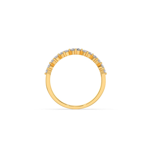 Half Eternity Oval Diamond Band 0.68Ct