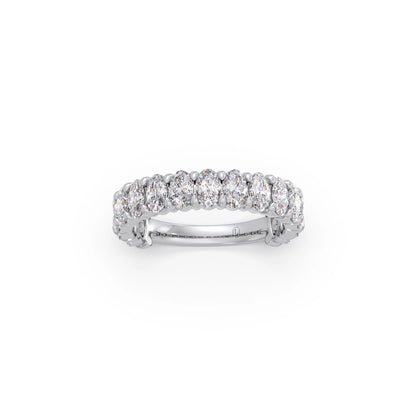Half Eternity Oval Diamond Band 1.50Ct