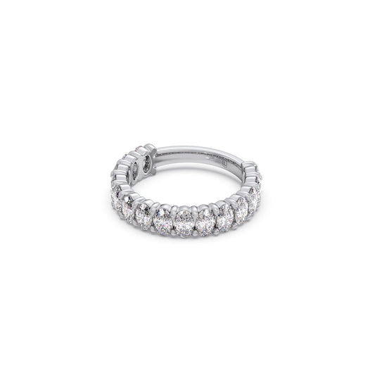 Half Eternity Oval Diamond Band 1.50Ct