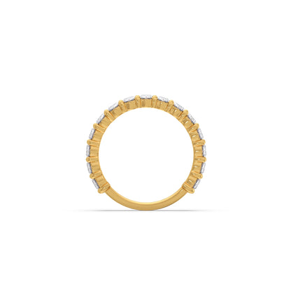 Half Eternity Oval Diamond Band 1.50Ct