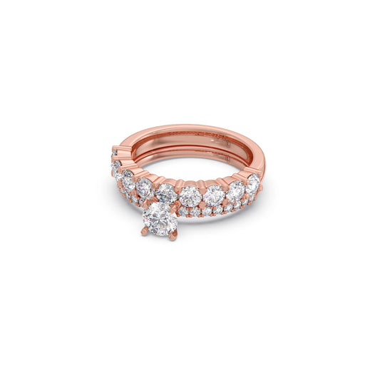 1.71ct Round Diamond  Stackable Ring