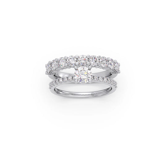 1.71ct Round Diamond  Stackable Ring