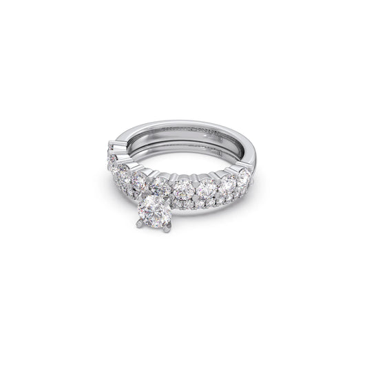 1.71ct Round Diamond  Stackable Ring