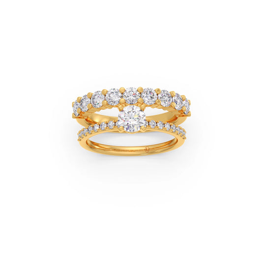 1.71ct Round Diamond  Stackable Ring