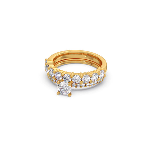 1.71ct Round Diamond  Stackable Ring
