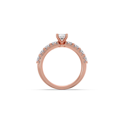 1.66ct Round Diamond Prong Stackable Ring