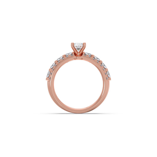 1.66ct Round Diamond Prong Stackable Ring