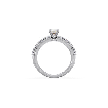 1.66ct Round Diamond Prong Stackable Ring