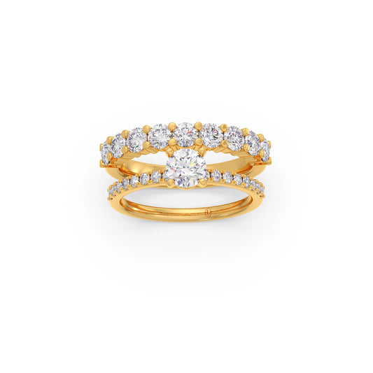 1.66ct Round Diamond Prong Stackable Ring