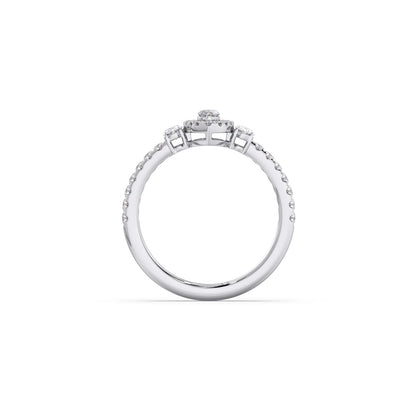 Trilogy Marquise Center with Oval and Round Accents Ring