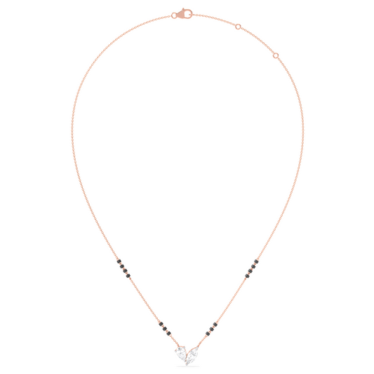 Marquise & Pear Diamond Mangalsutra Necklace