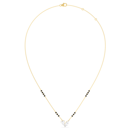 Marquise & Pear Diamond Mangalsutra Necklace