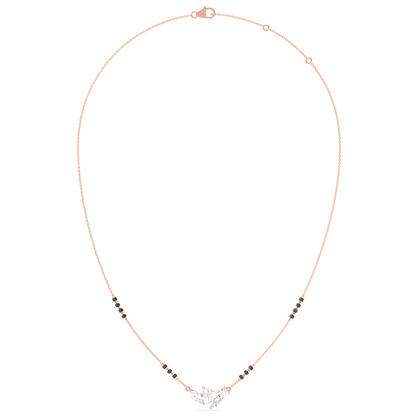 Trio Marquise Pear Round Diamond Mangalsutra