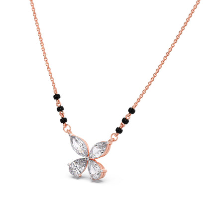 Butterfly Diamond Mangalsutra