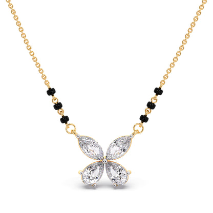 Butterfly Diamond Mangalsutra