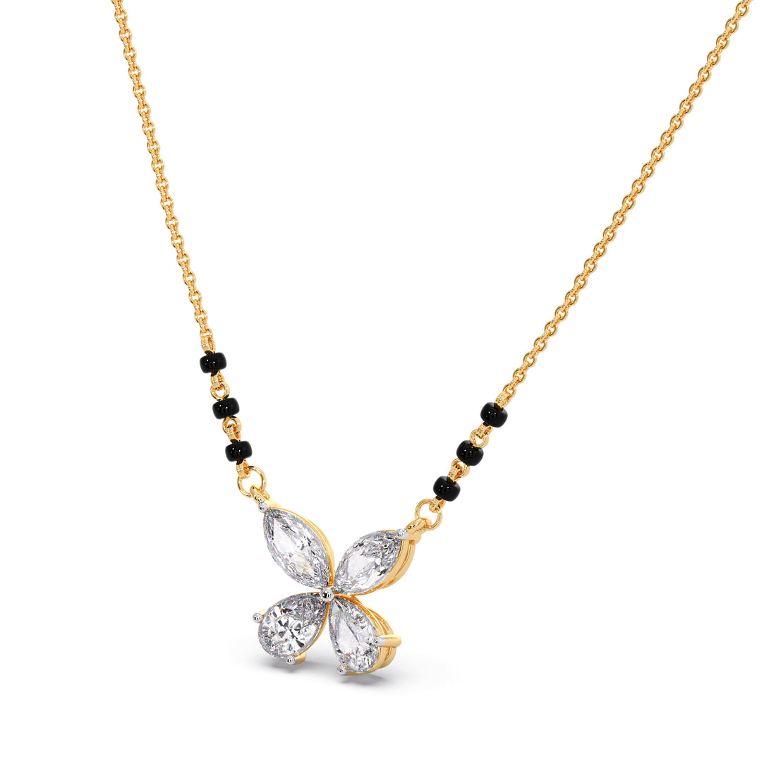 Butterfly Diamond Mangalsutra