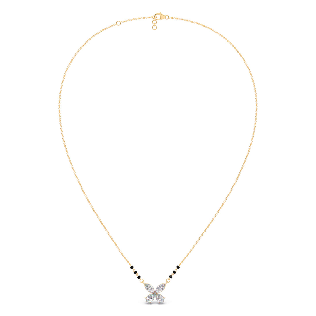 Butterfly Diamond Mangalsutra