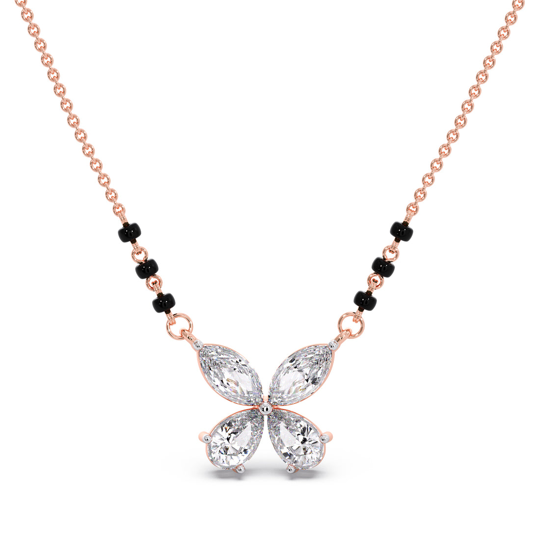 Butterfly Diamond Mangalsutra