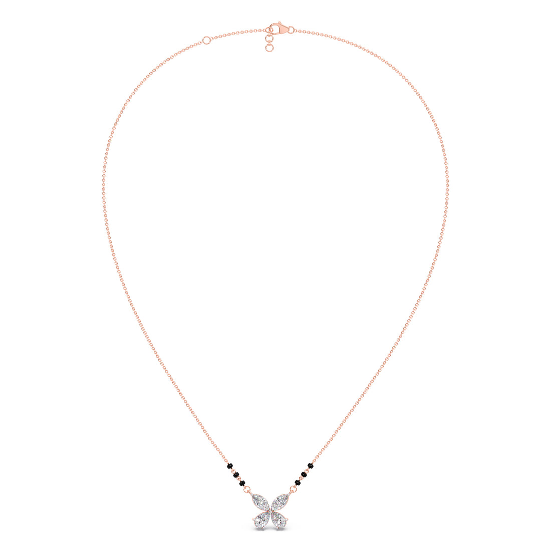Butterfly Diamond Mangalsutra