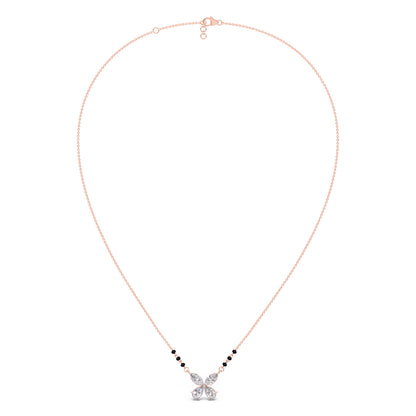 Butterfly Diamond Mangalsutra