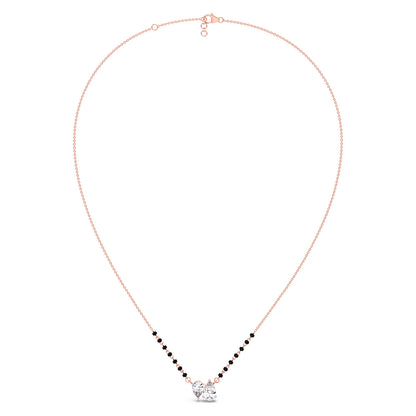 Dual Pear-Cut Diamond Mangalsutra