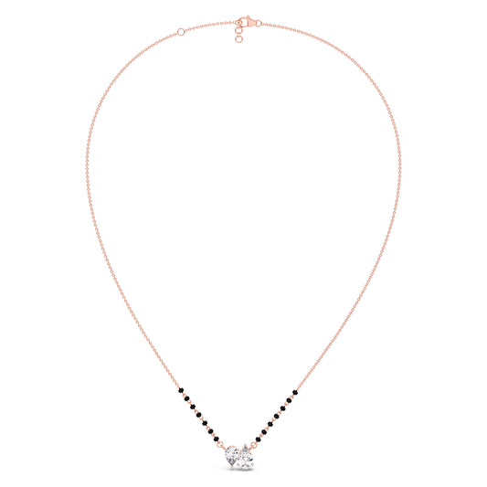 Dual Pear-Cut Diamond Mangalsutra