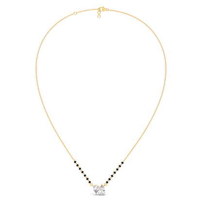 Dual Pear-Cut Diamond Mangalsutra