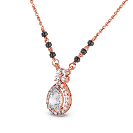Peardrop Diamond Mangalsutra