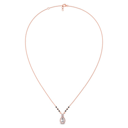 Peardrop Diamond Mangalsutra