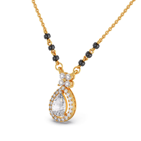 Peardrop Diamond Mangalsutra