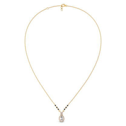 Peardrop Diamond Mangalsutra